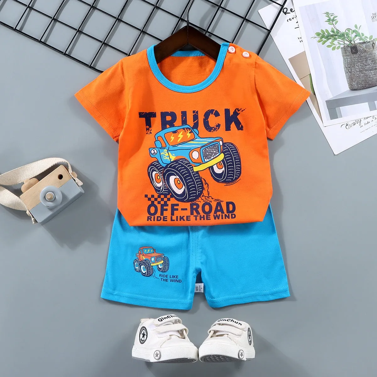 2 Pcs Boys/Girls Pajama Sets 6-9 M 397636