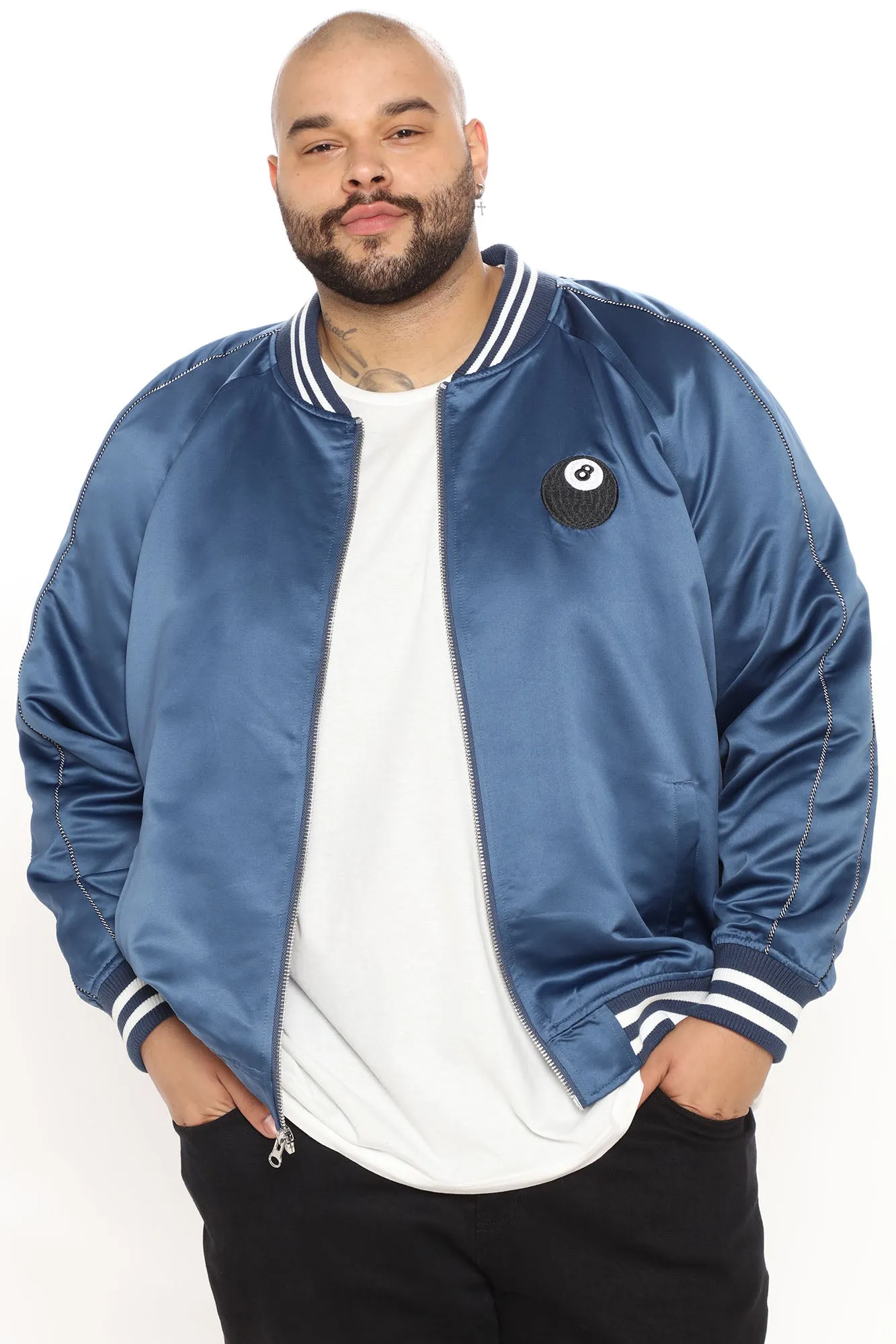 8 Ball Souvenir Jacket - Navy