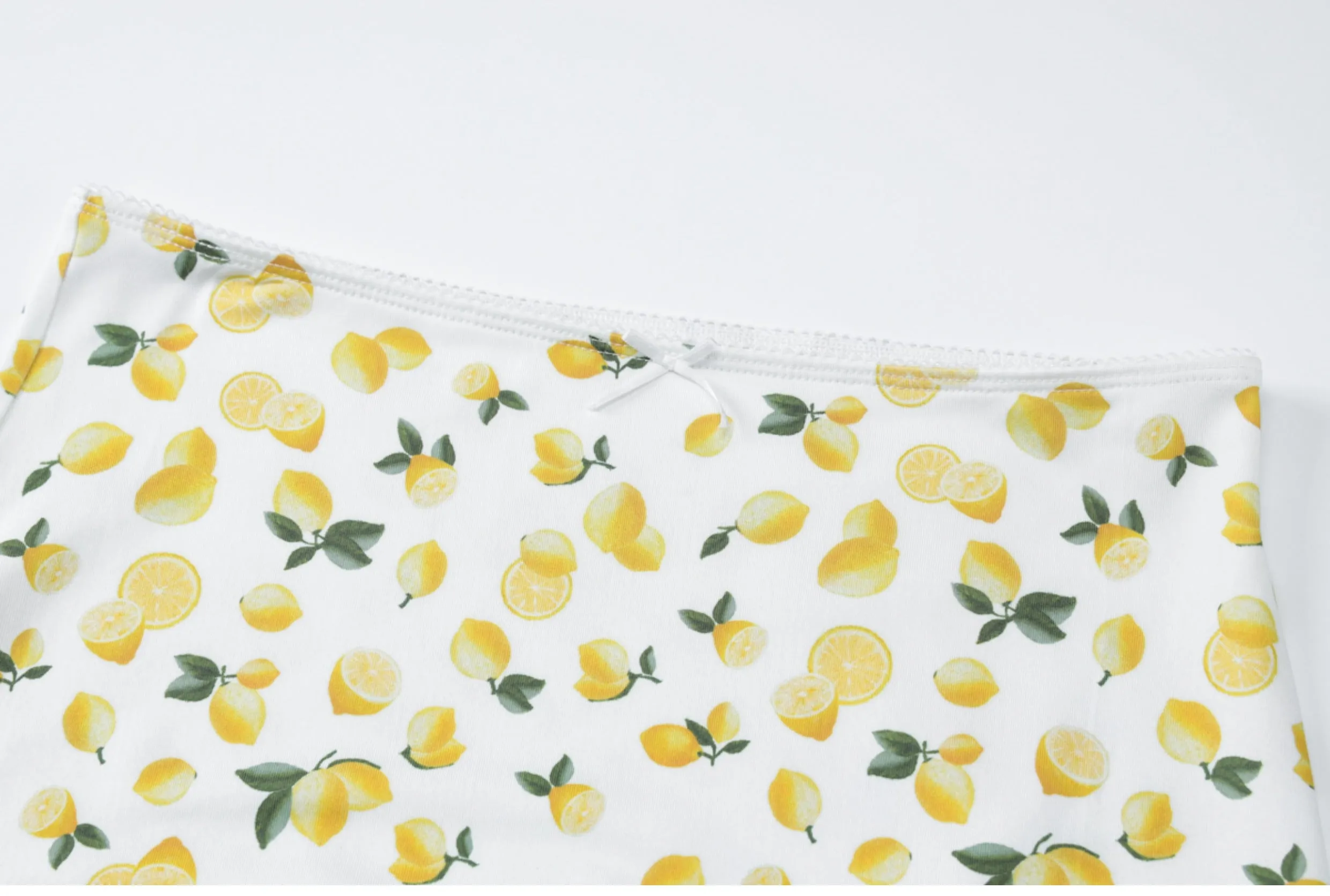 Althea Lemon Print Skirt Set