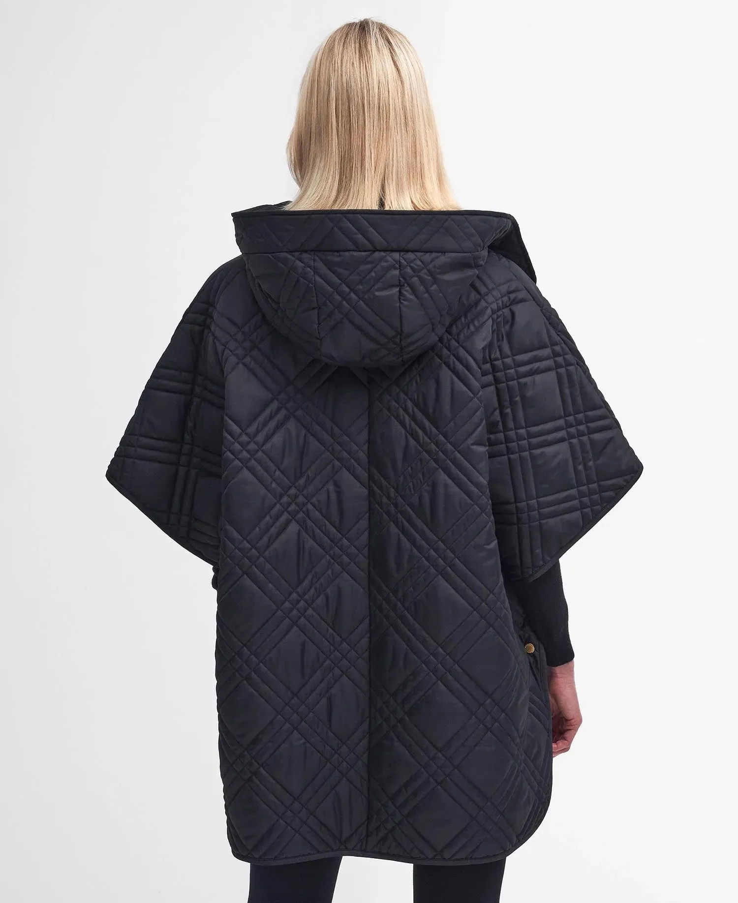 Astor Quilted Cape (Black/Cab Tartan)