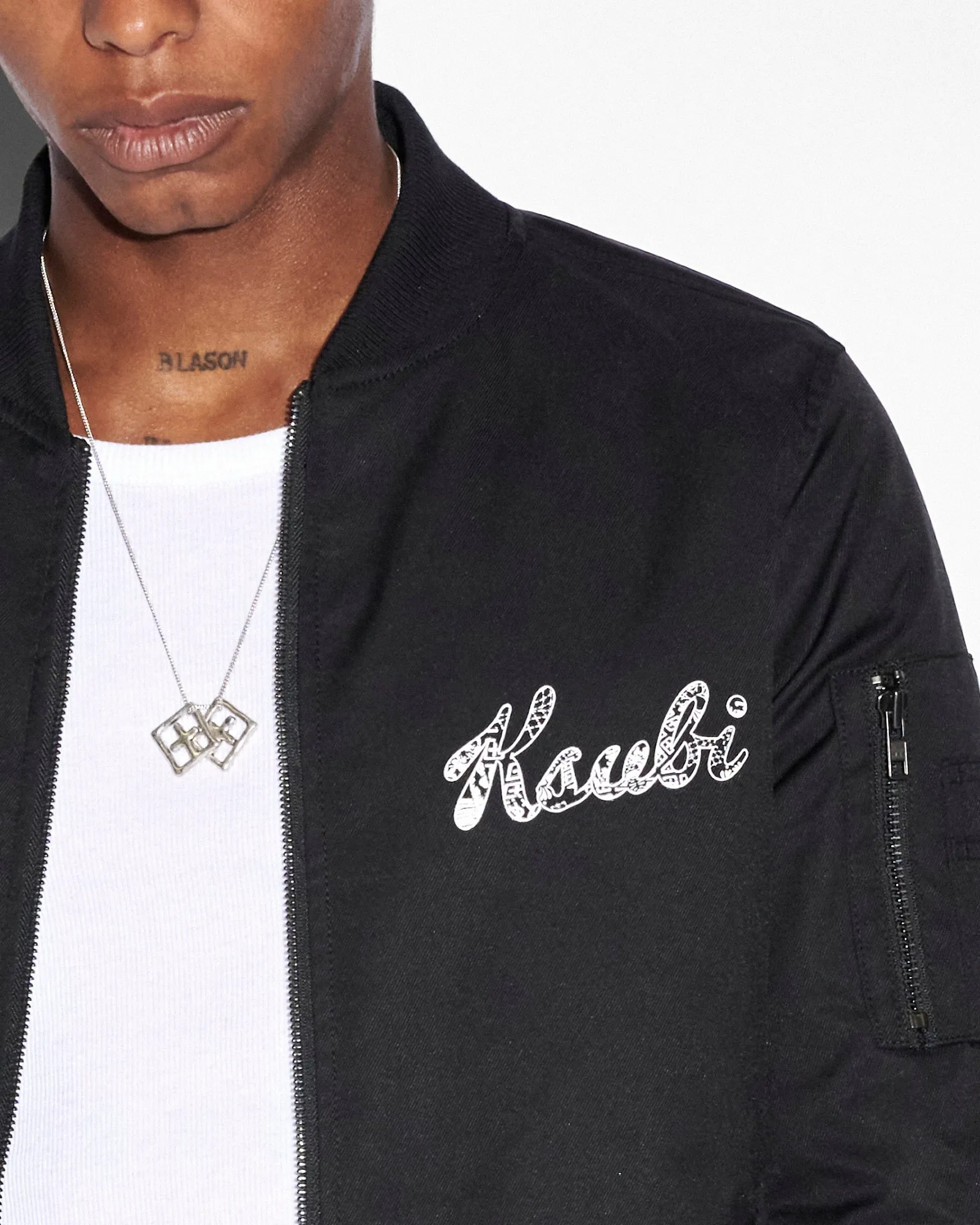 AUTOGRAPH BOMBER BLACK/WHITE