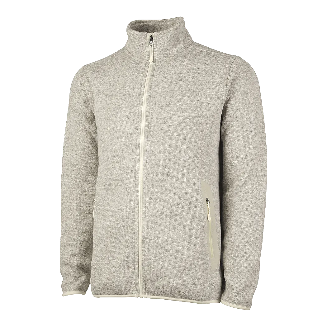 B2003M Mens Heathered Fleece Jacket