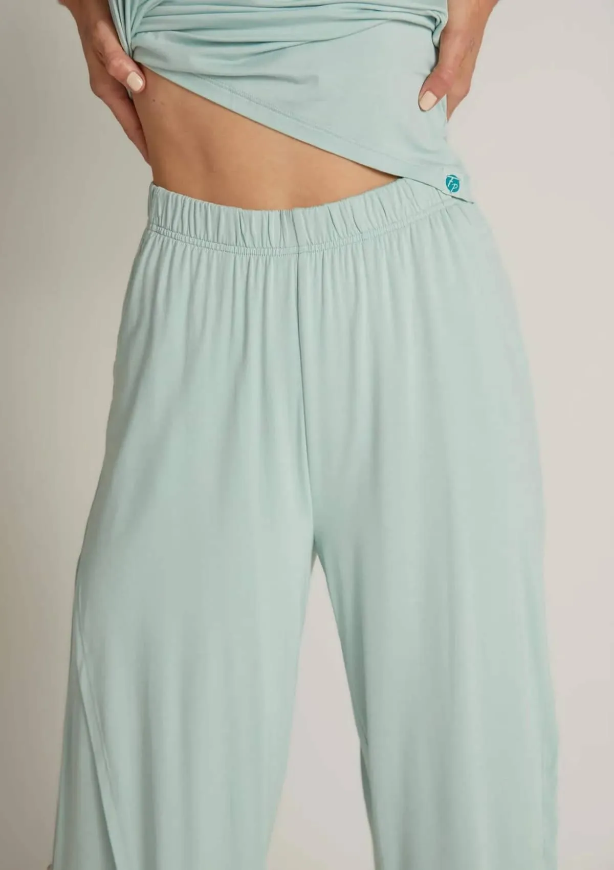 Bamboo Tulip Pant - Aqua