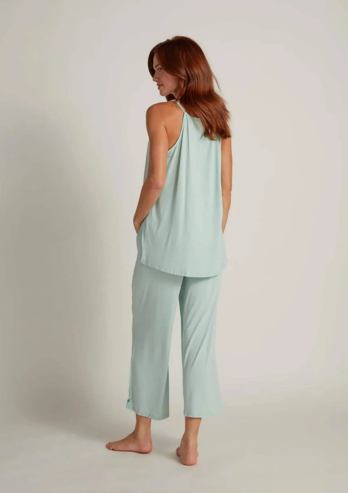 Bamboo Tulip Pant - Aqua