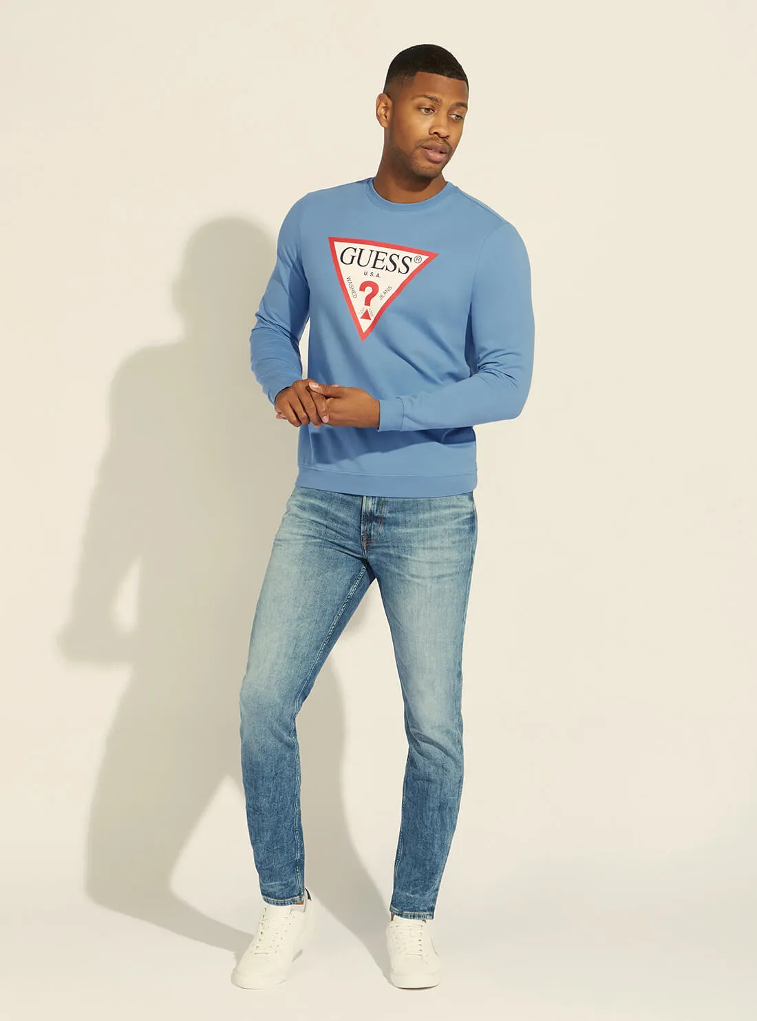 Blue Audley Fleece Jumper