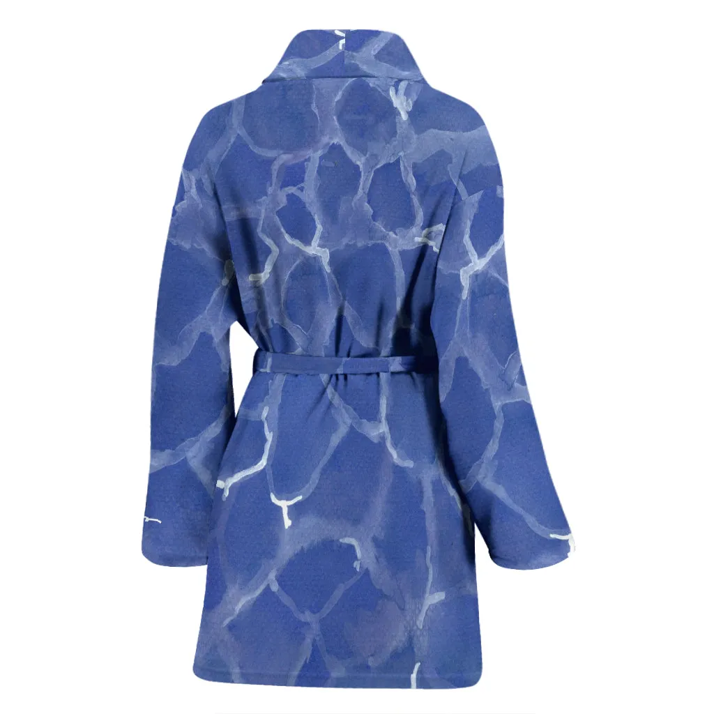 Blue Pool Bath Robe - Women