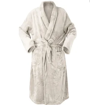 Brogo Microfiber Supersoft Woven Bathrobe Sand L/XL