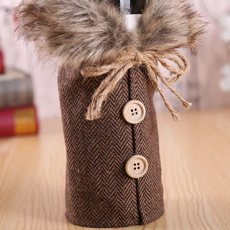 Christmas Wine Bottle Jacket