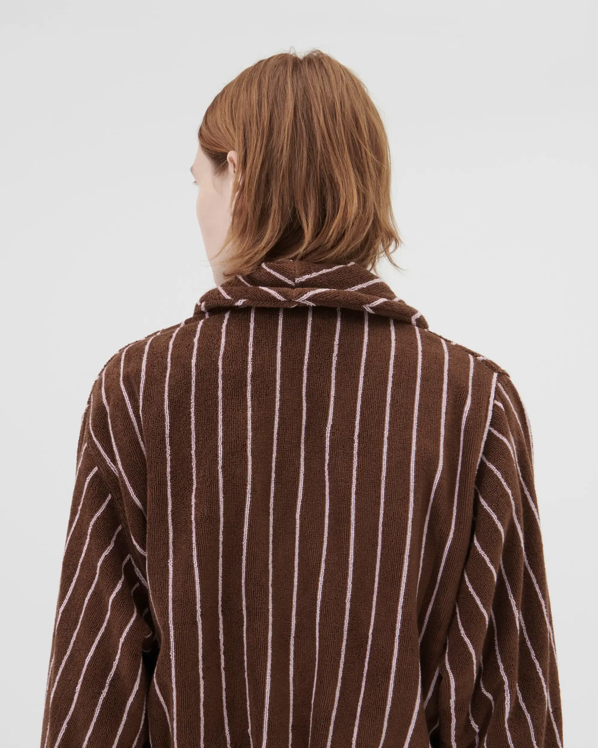 Classic Bathrobes (Striped) - Lima / Brown Stripes