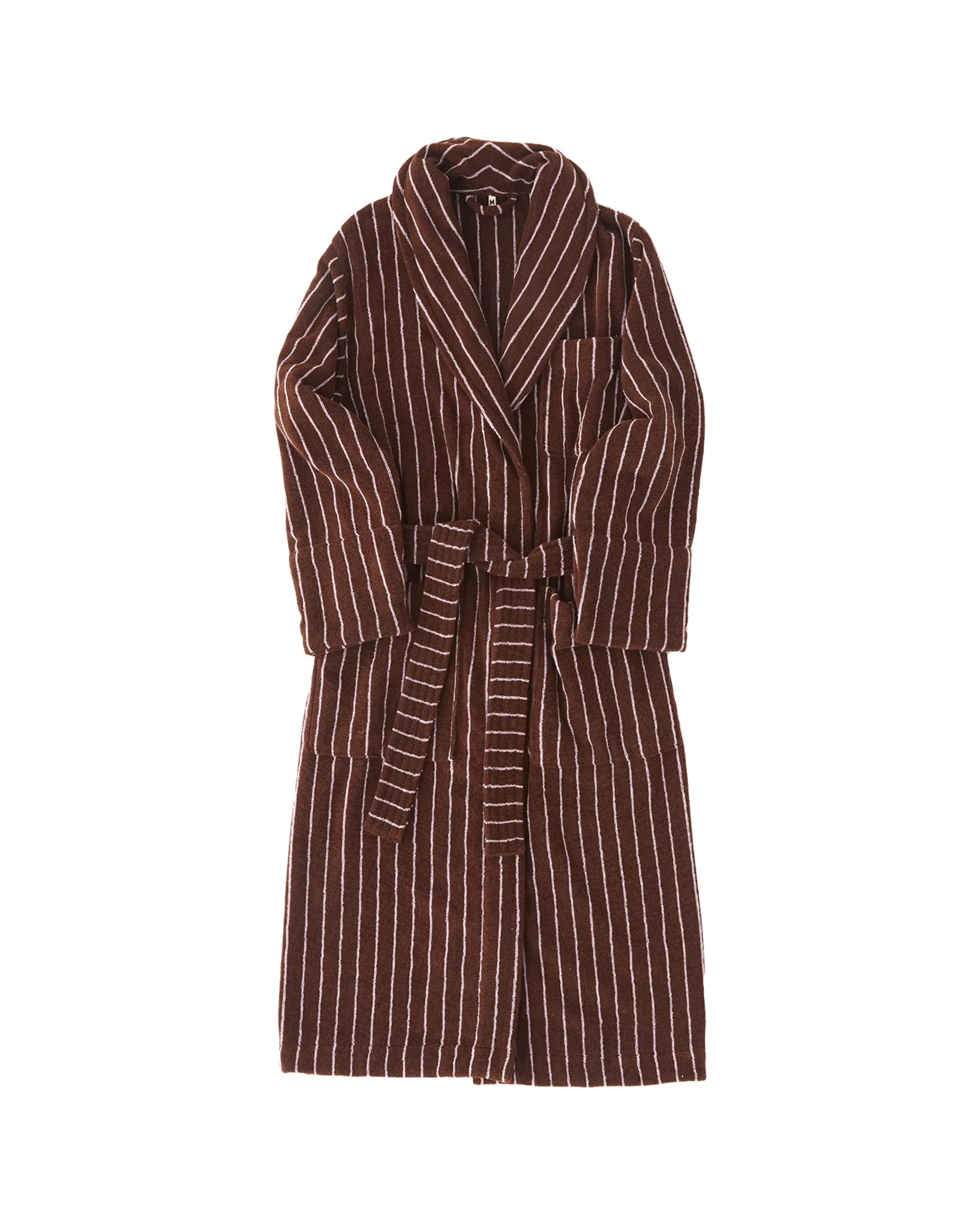 Classic Bathrobes (Striped) - Lima / Brown Stripes