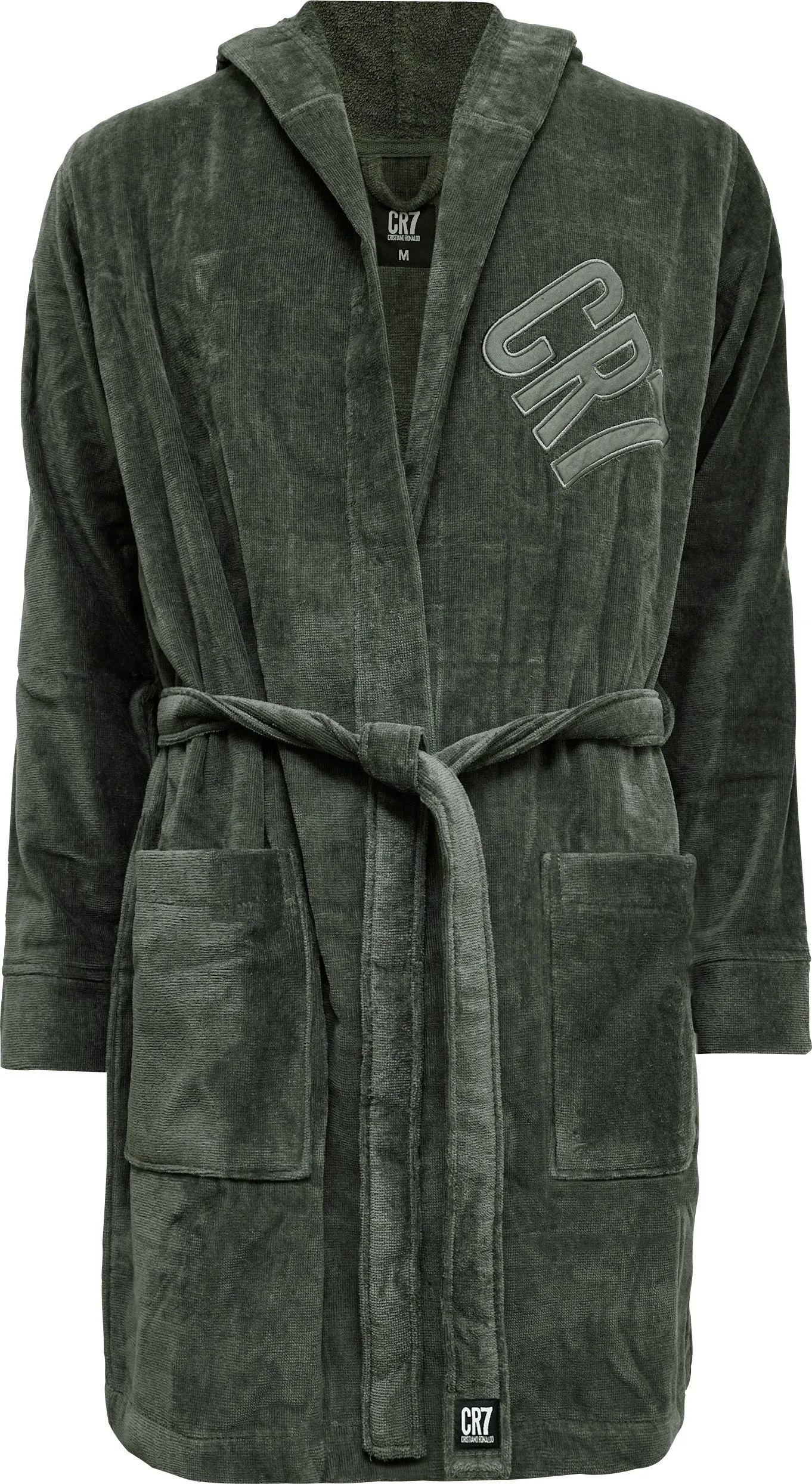 CR7 Men's Bathrobe -100% Cotton [Green]