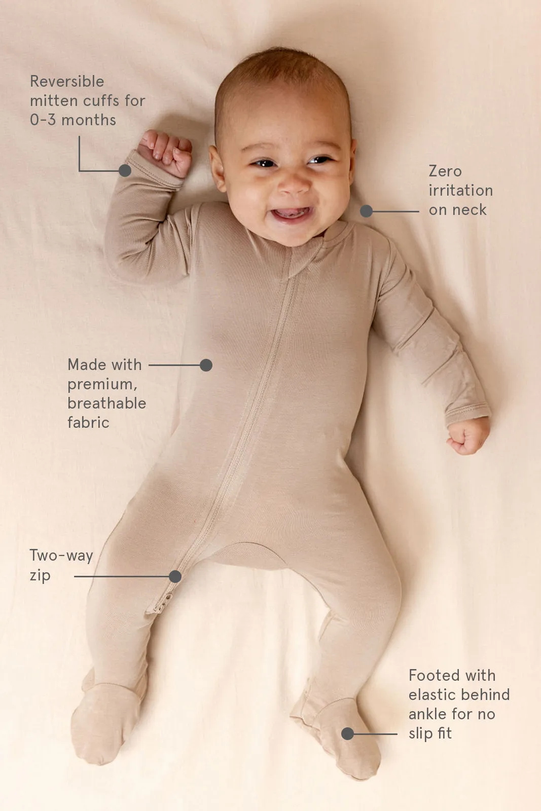 Dove - CloudBlend™ Footed Pajamas