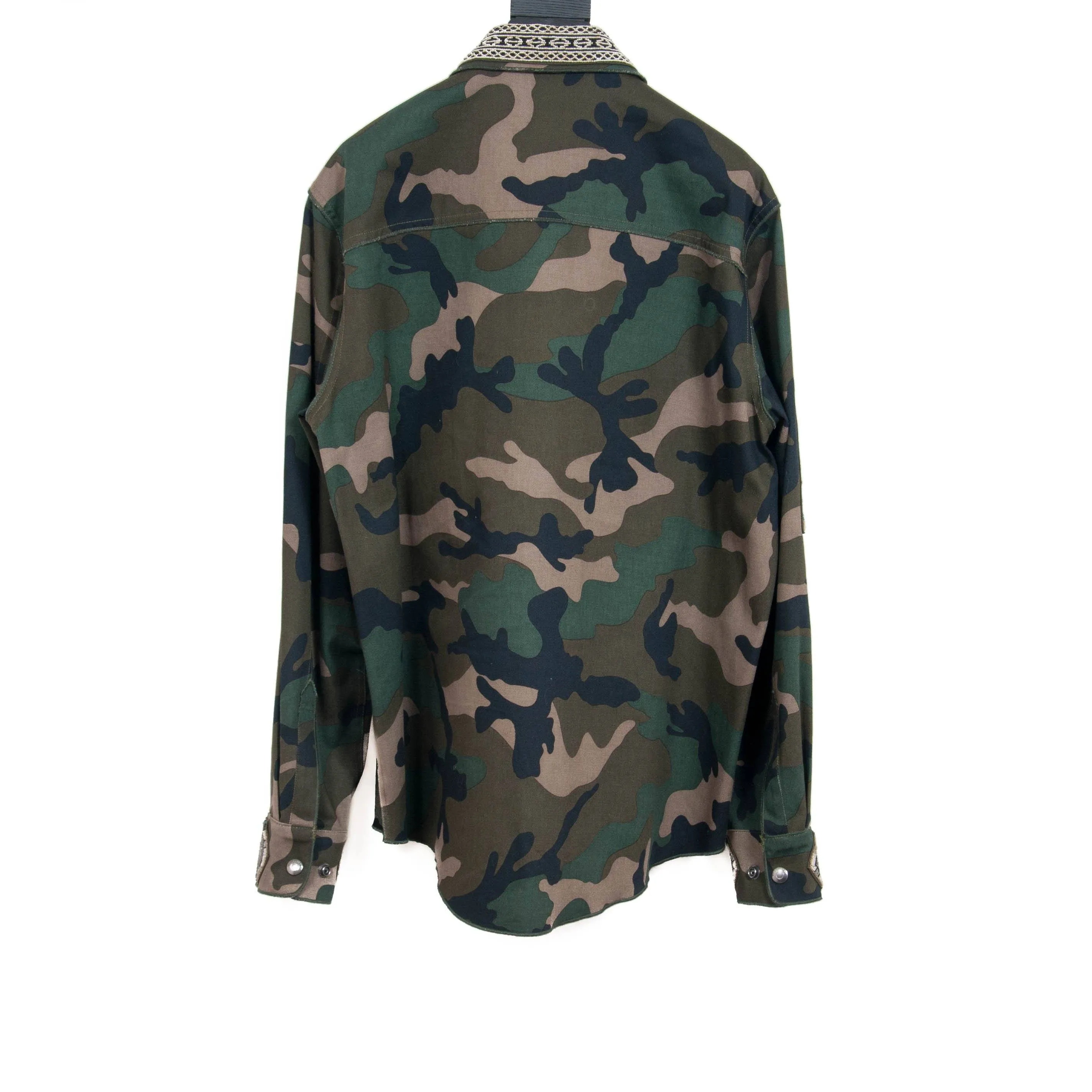 Embroidered Camo Jacket