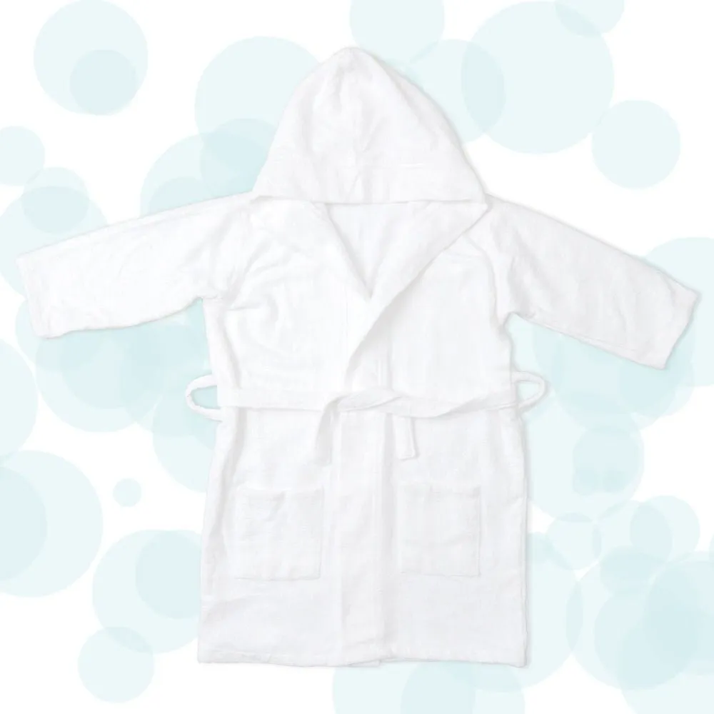 Fancy Fluff Bamboo Cotton Baby Bathrobe - Classic