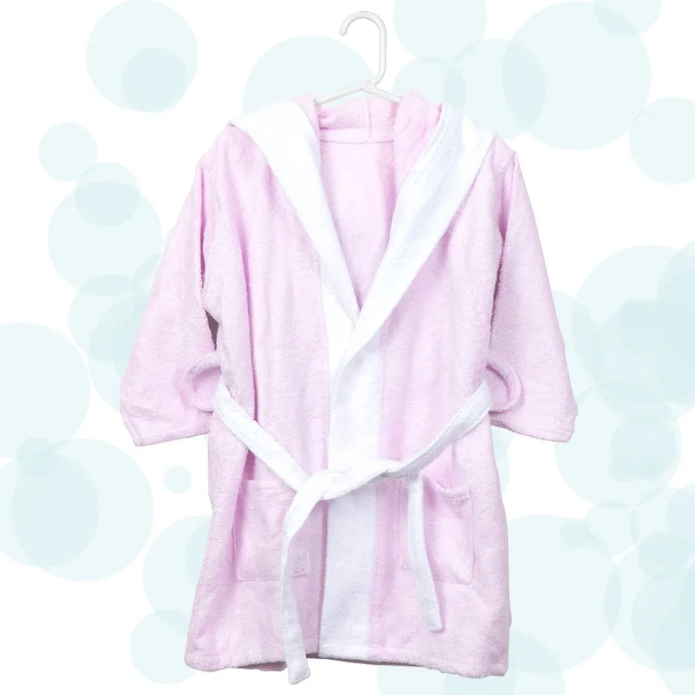 Fancy Fluff Bamboo Cotton kids Bathrobe - Kitty