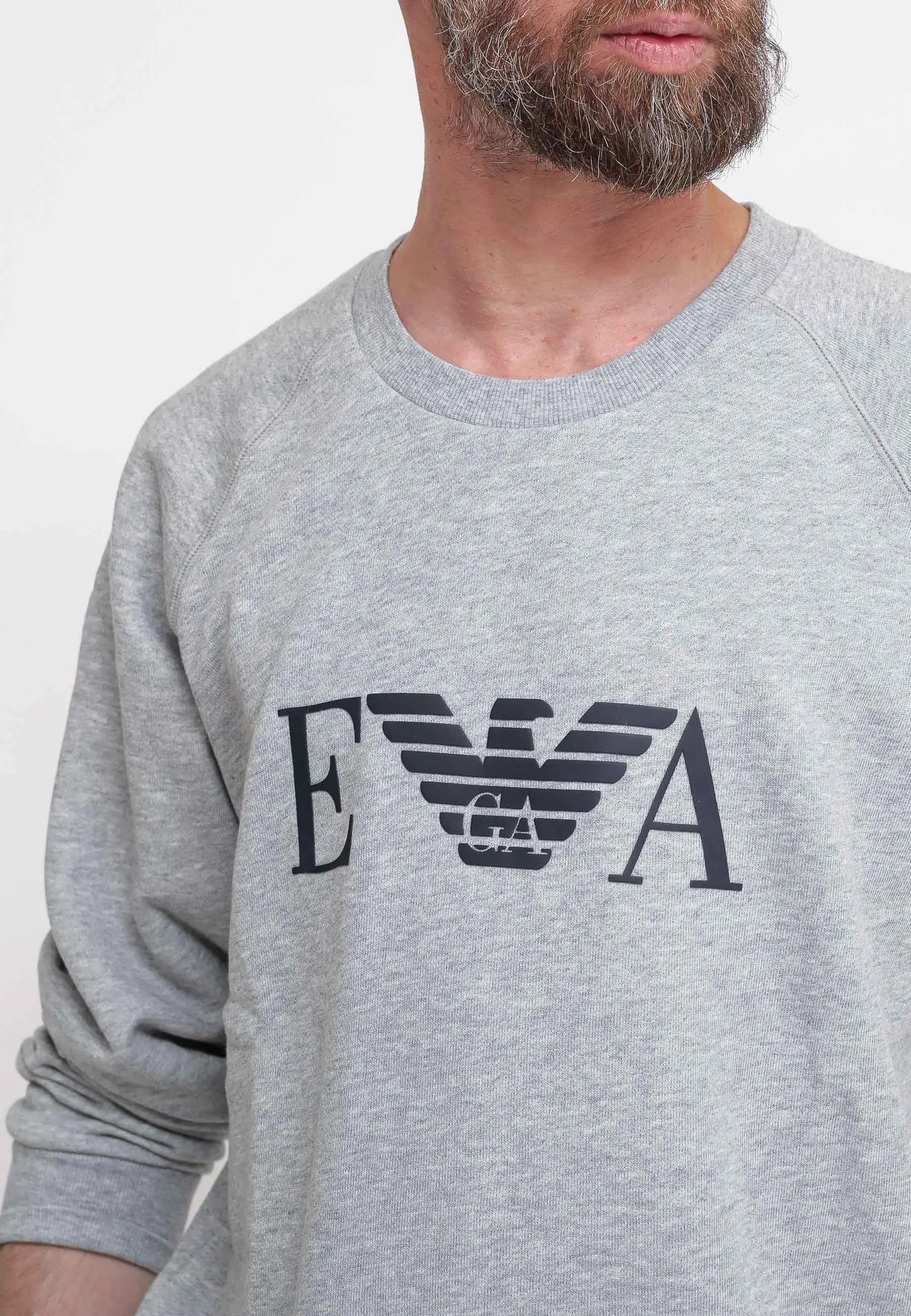 Felpa Loungewear - Light Grey Melange