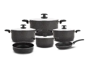 Granite classic set of 10 PCS black