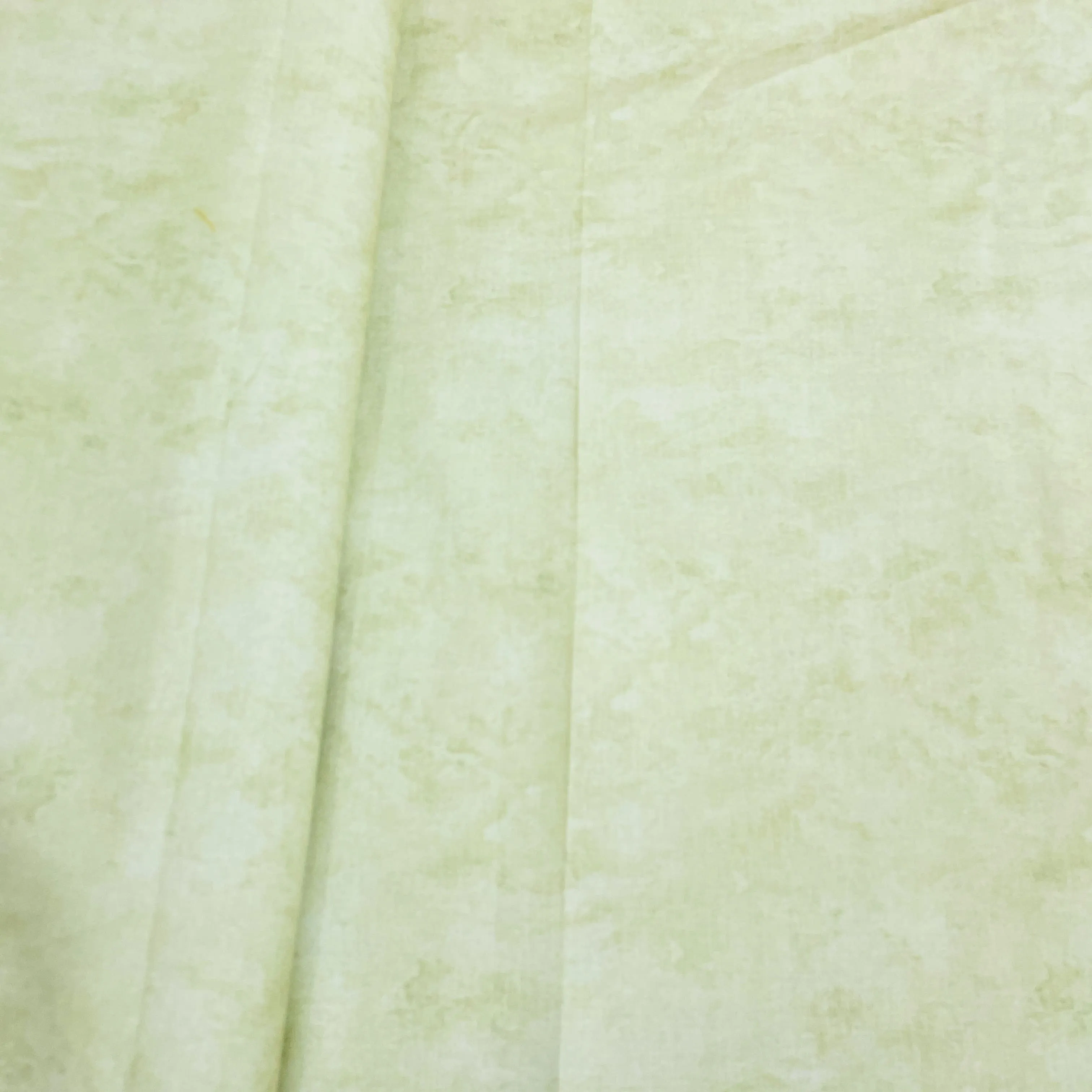 Green Solid Cotton Satin Fabric