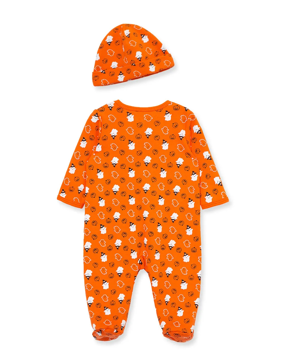 Halloween 2-Way-Zip Footie & Hat