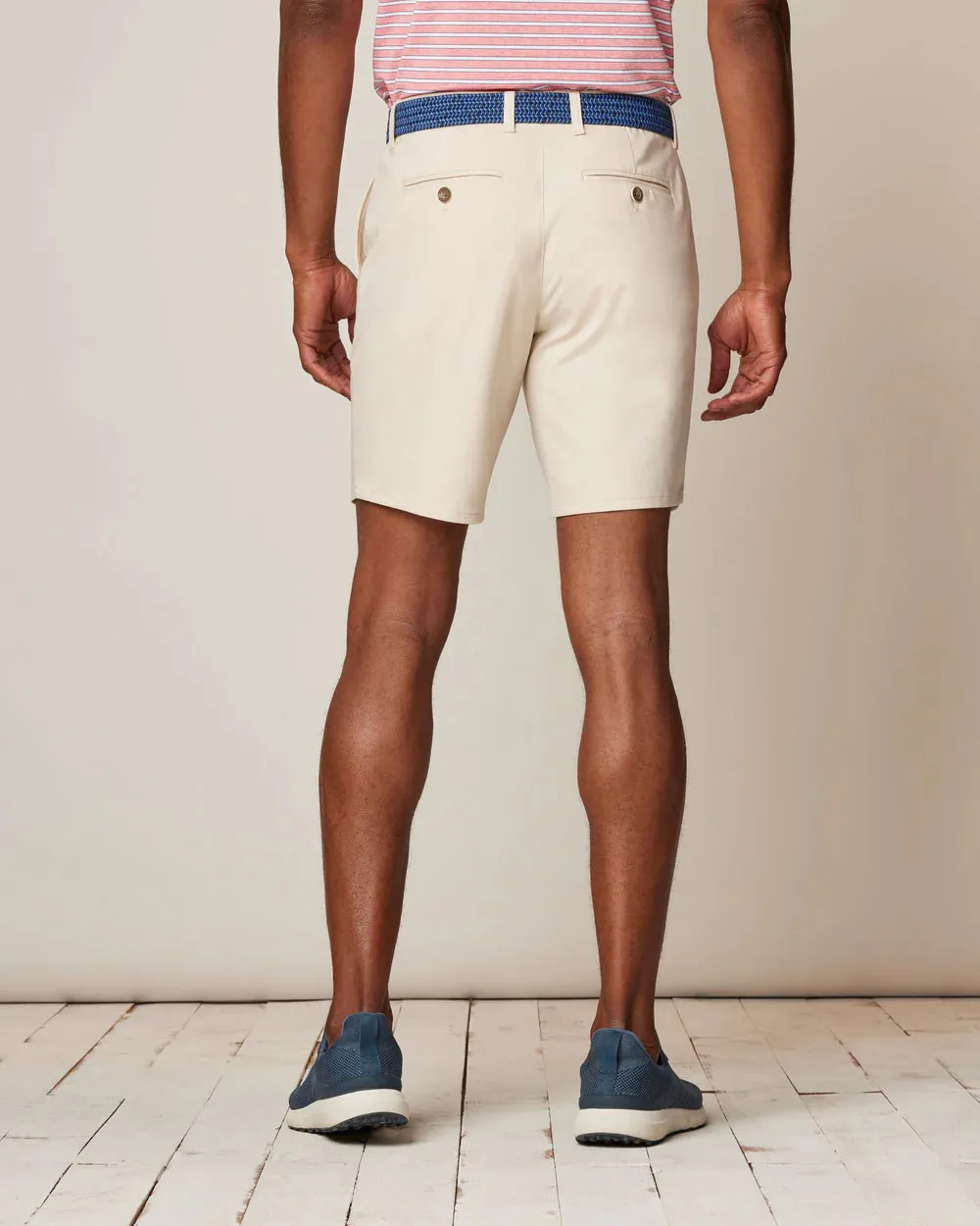 Johnnie-O Jupiter Washed Heather Shorts - STONE