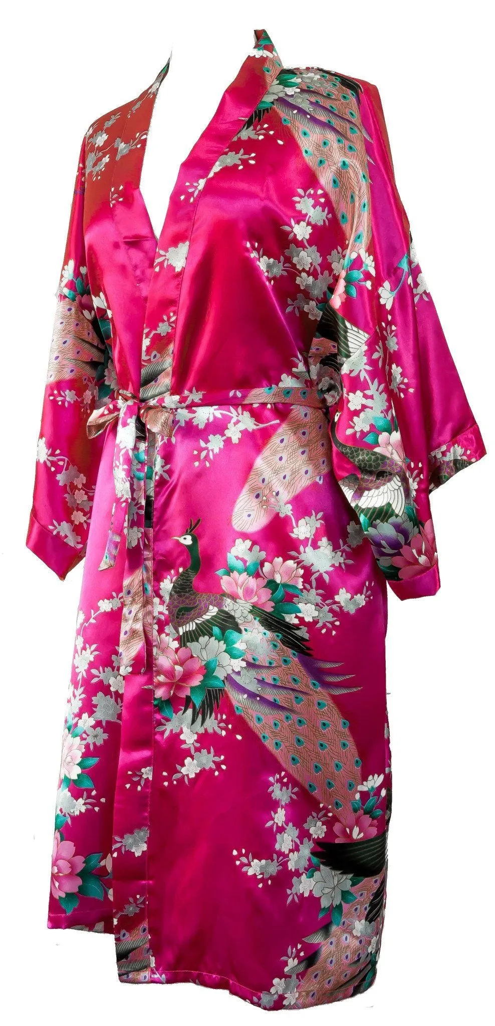 Kimono Robe Peacock - Lightweight Women's Robe | Indulge in Affordable Luxury