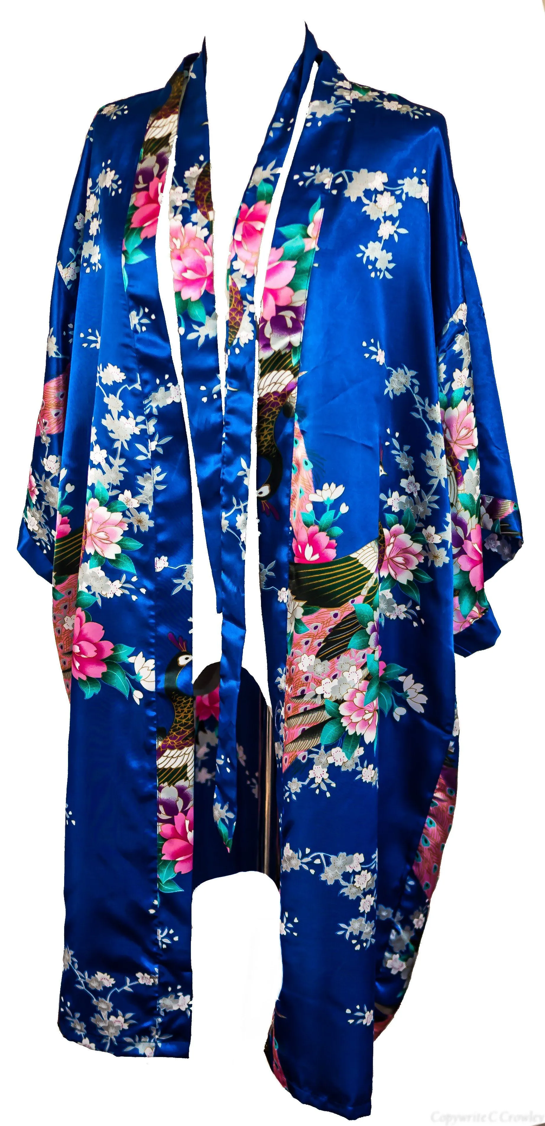 Kimono Robe Peacock - Lightweight Women's Robe | Indulge in Affordable Luxury