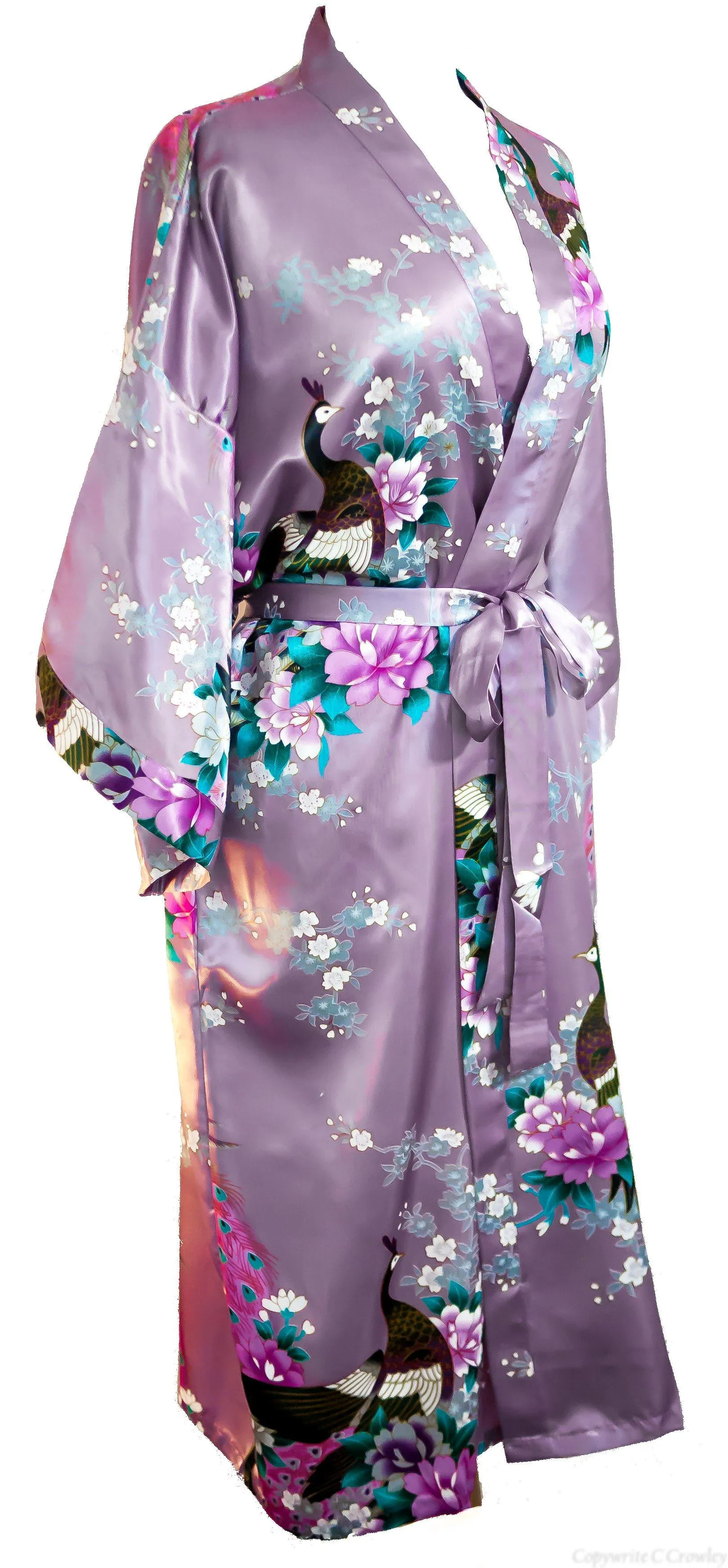 Kimono Robe Peacock - Lightweight Women's Robe | Indulge in Affordable Luxury