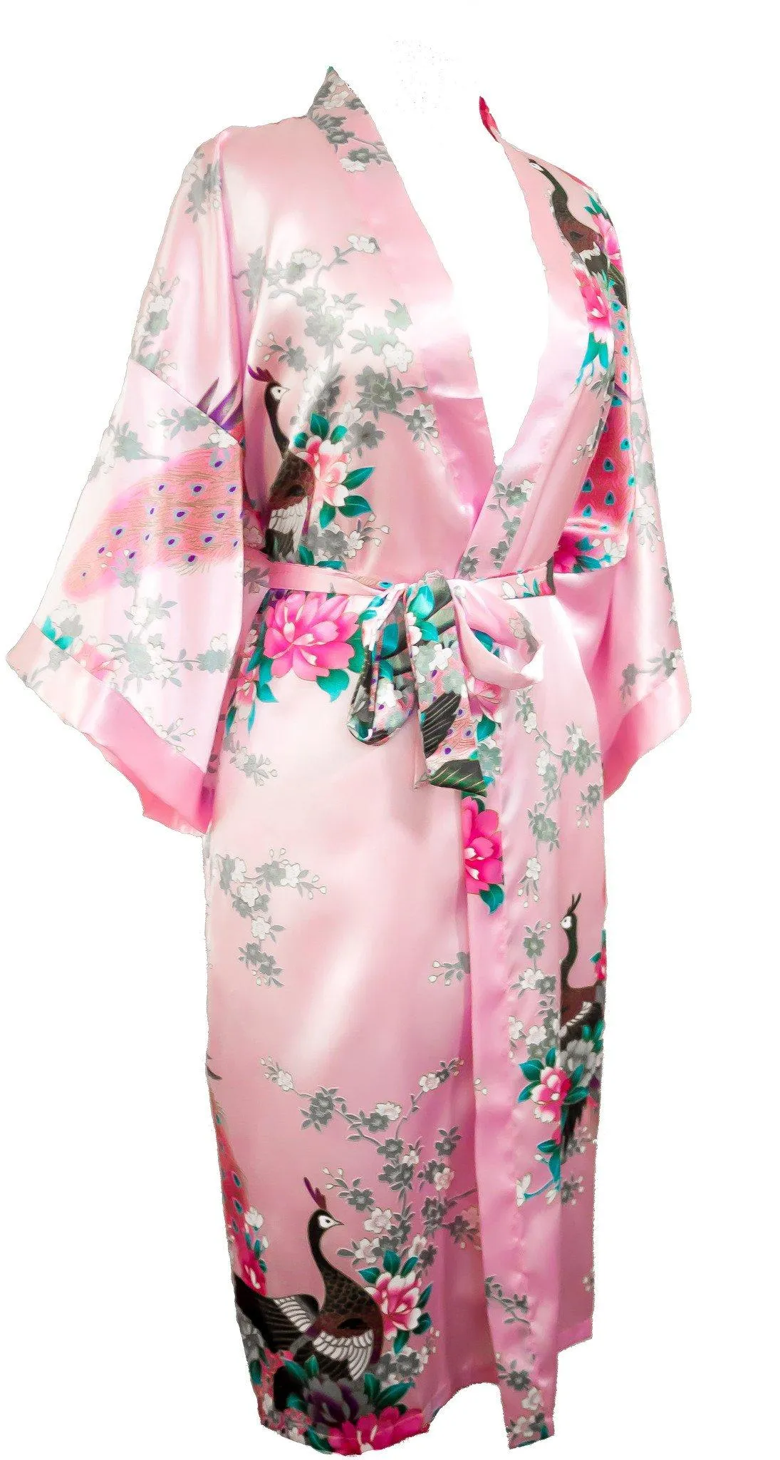 Kimono Robe Peacock - Lightweight Women's Robe | Indulge in Affordable Luxury