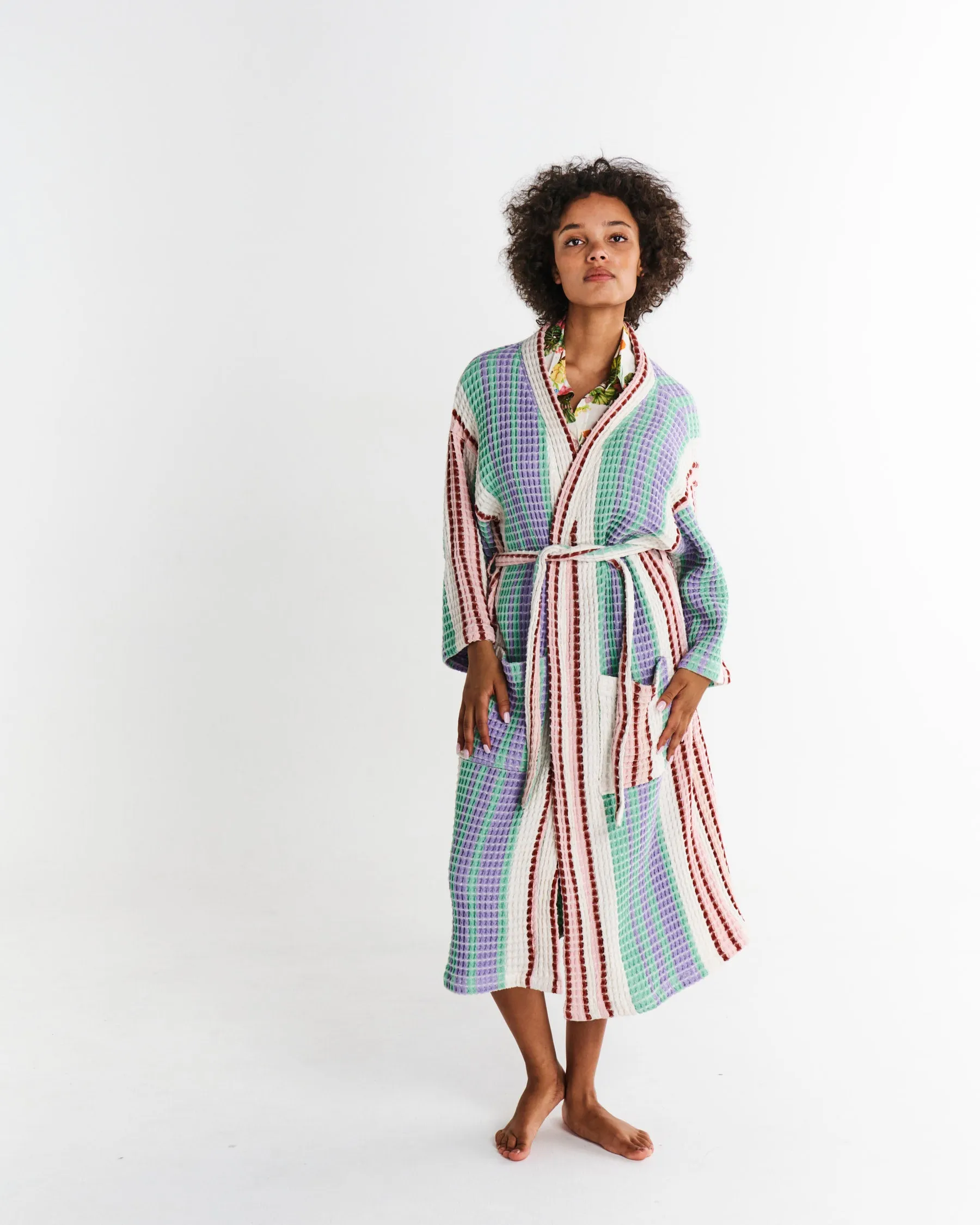 Kip & Co Island Delight Waffle Weave Bathrobe