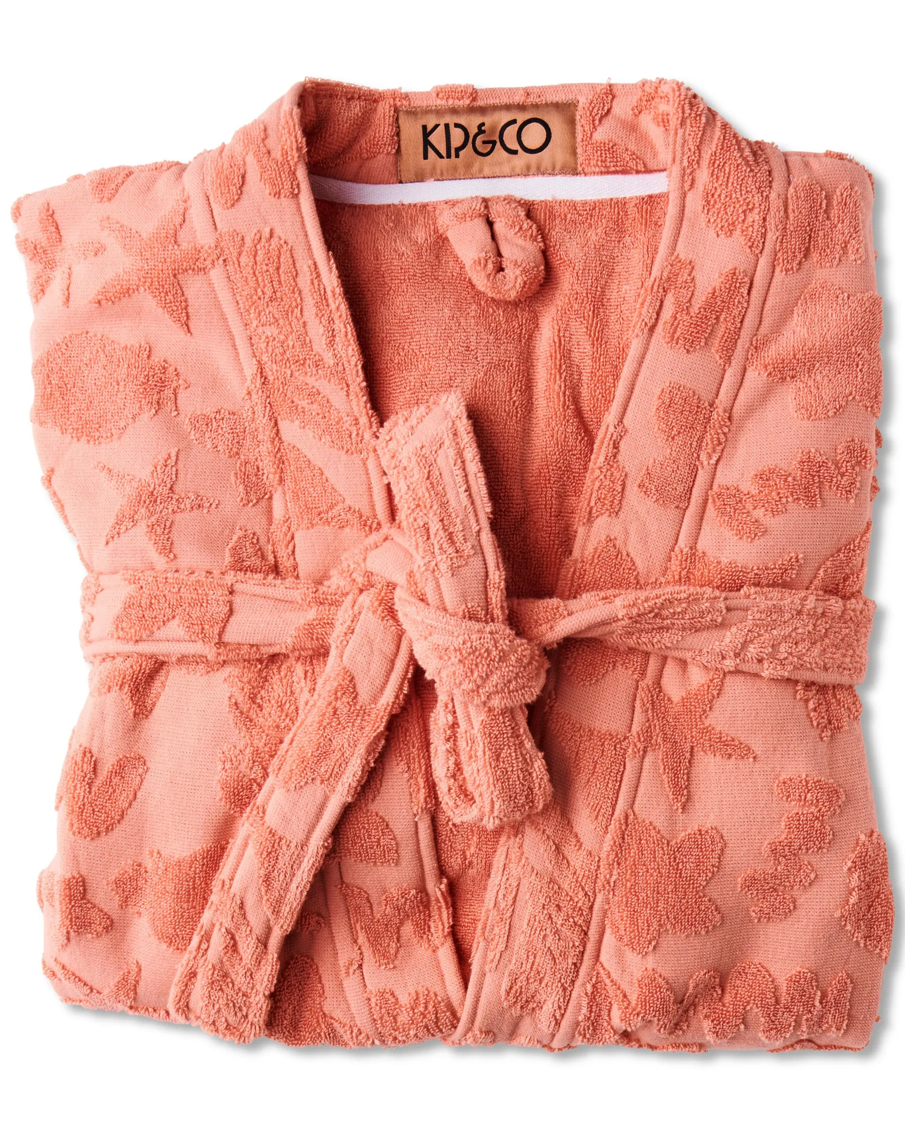 Kip & Co Peach Rock Pool Terry Bath Robe