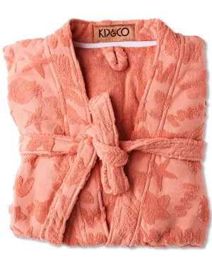 Kip & Co Peach Rock Pool Terry Bath Robe