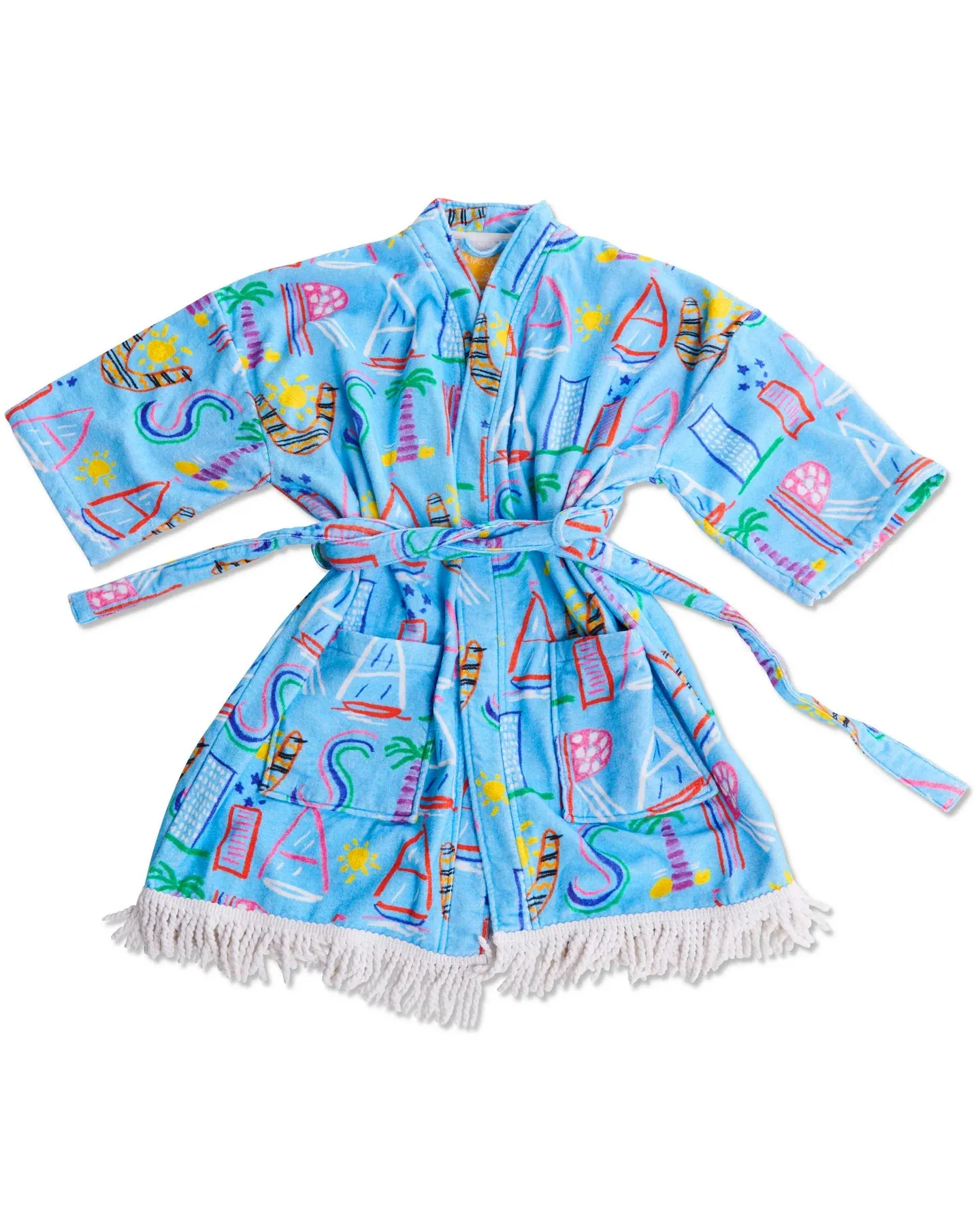 Kip & Co x Ken Done Australia Mate Terry Mini Bath Robe