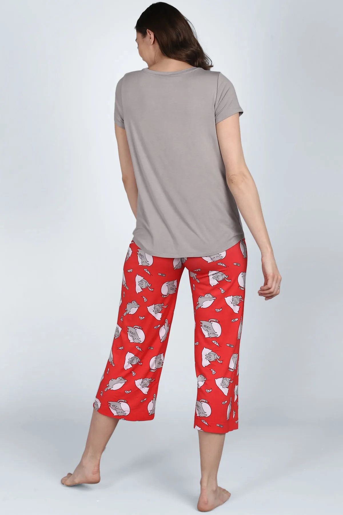 Lazy Cat Pajama Set