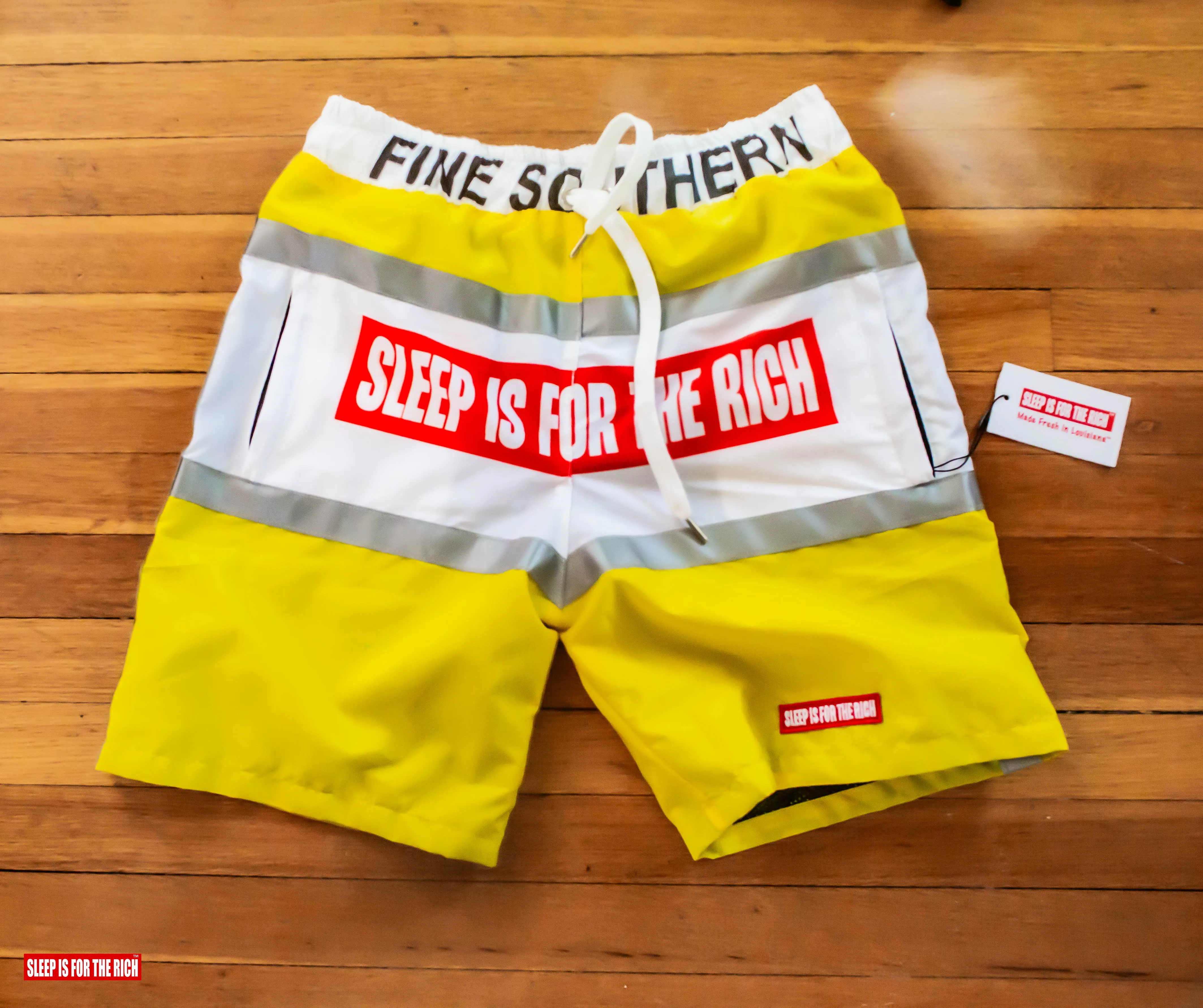 (LEMON) 3M REFLECTIVE WINDBREAKER SHORT SETS