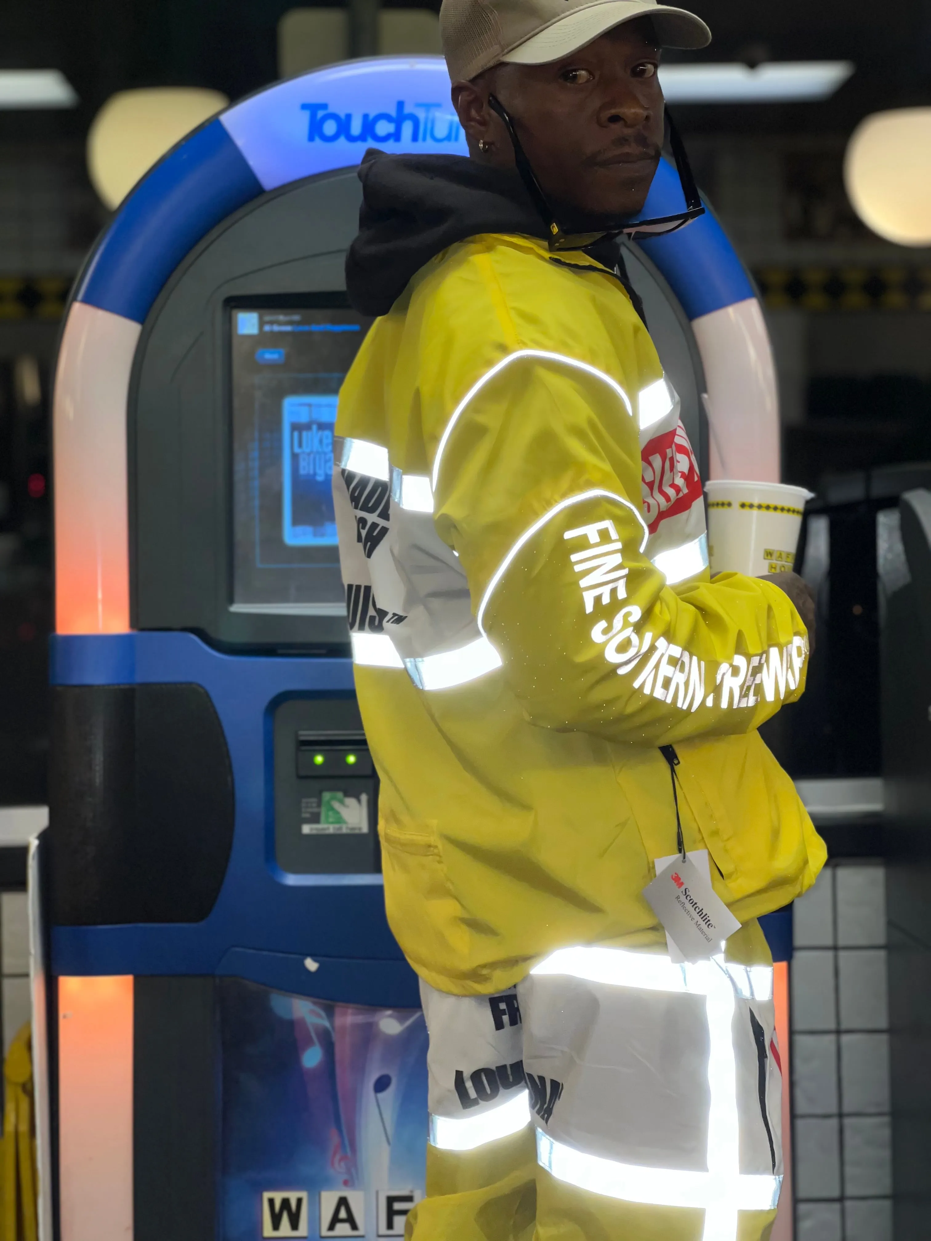 (LEMON) 3M REFLECTIVE WINDBREAKER SHORT SETS