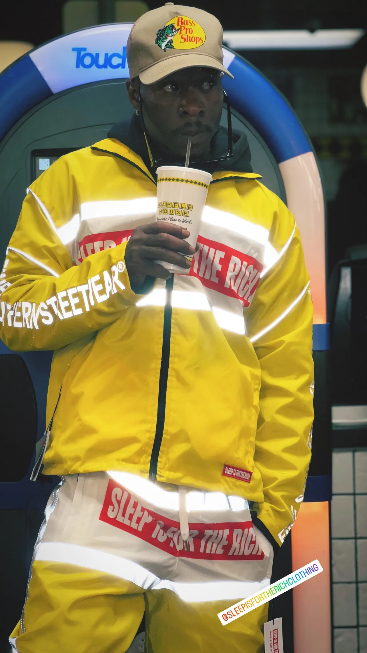 (LEMON) 3M REFLECTIVE WINDBREAKER SHORT SETS