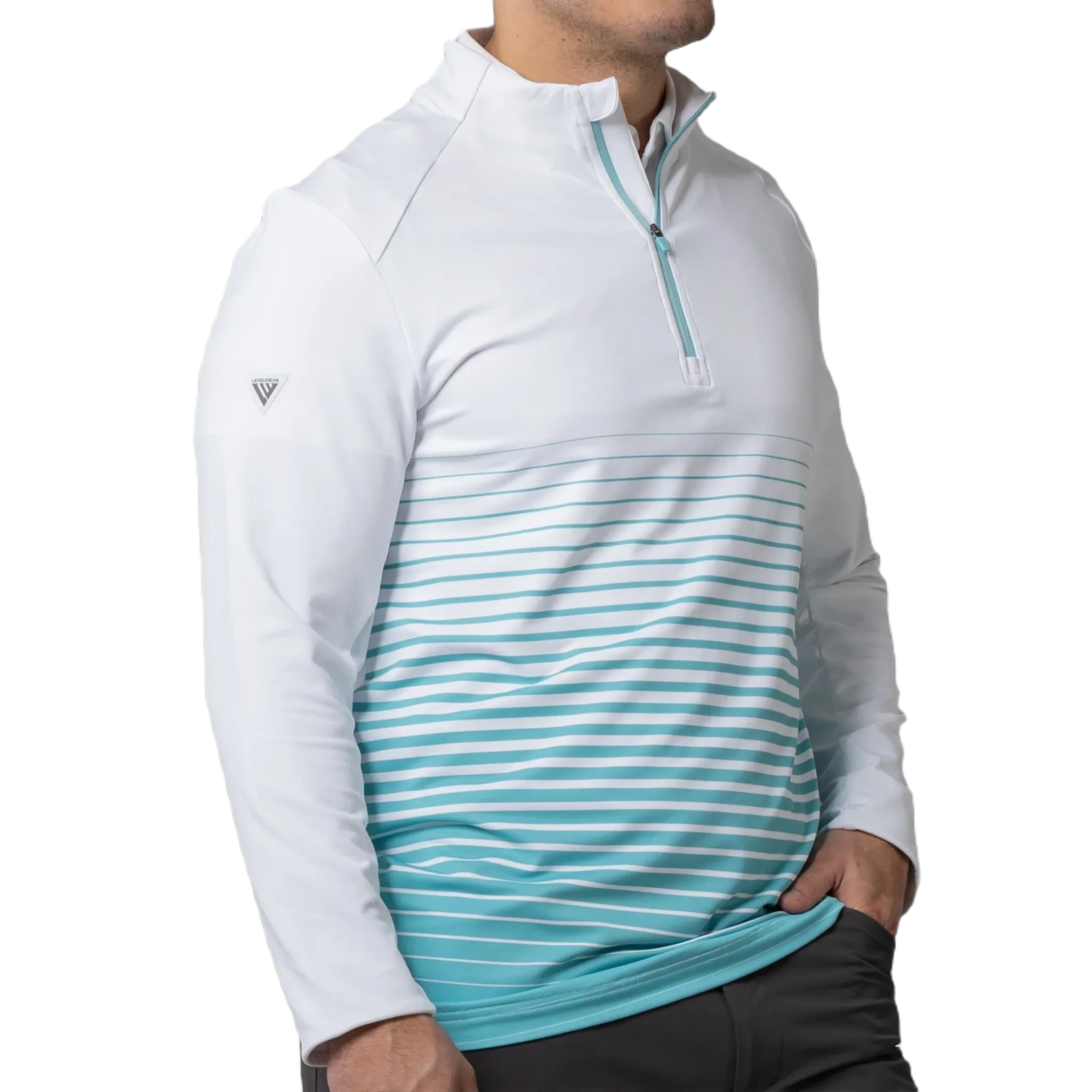 Levelwear Men's Beam Long Sleeve Golf Pullover