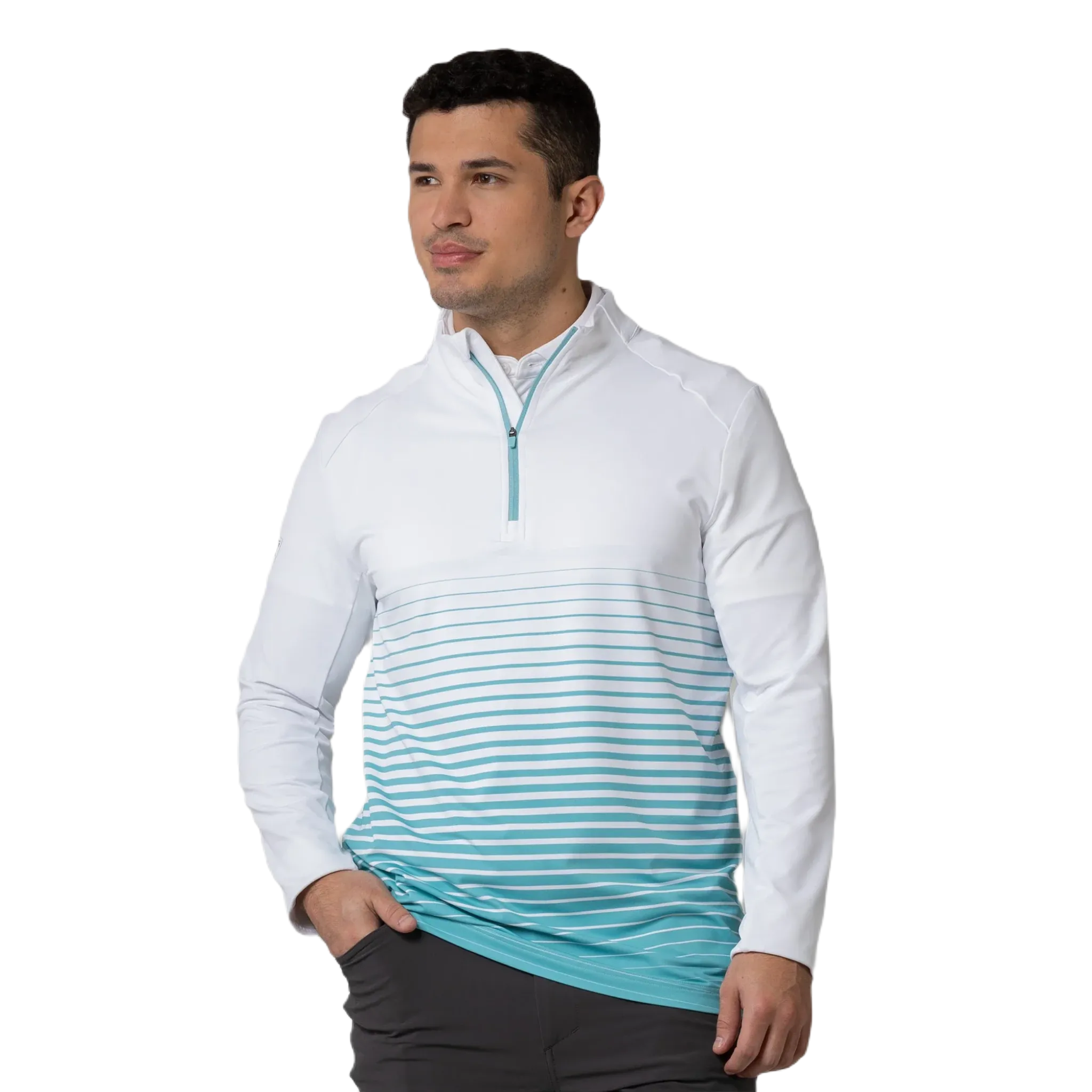 Levelwear Men's Beam Long Sleeve Golf Pullover