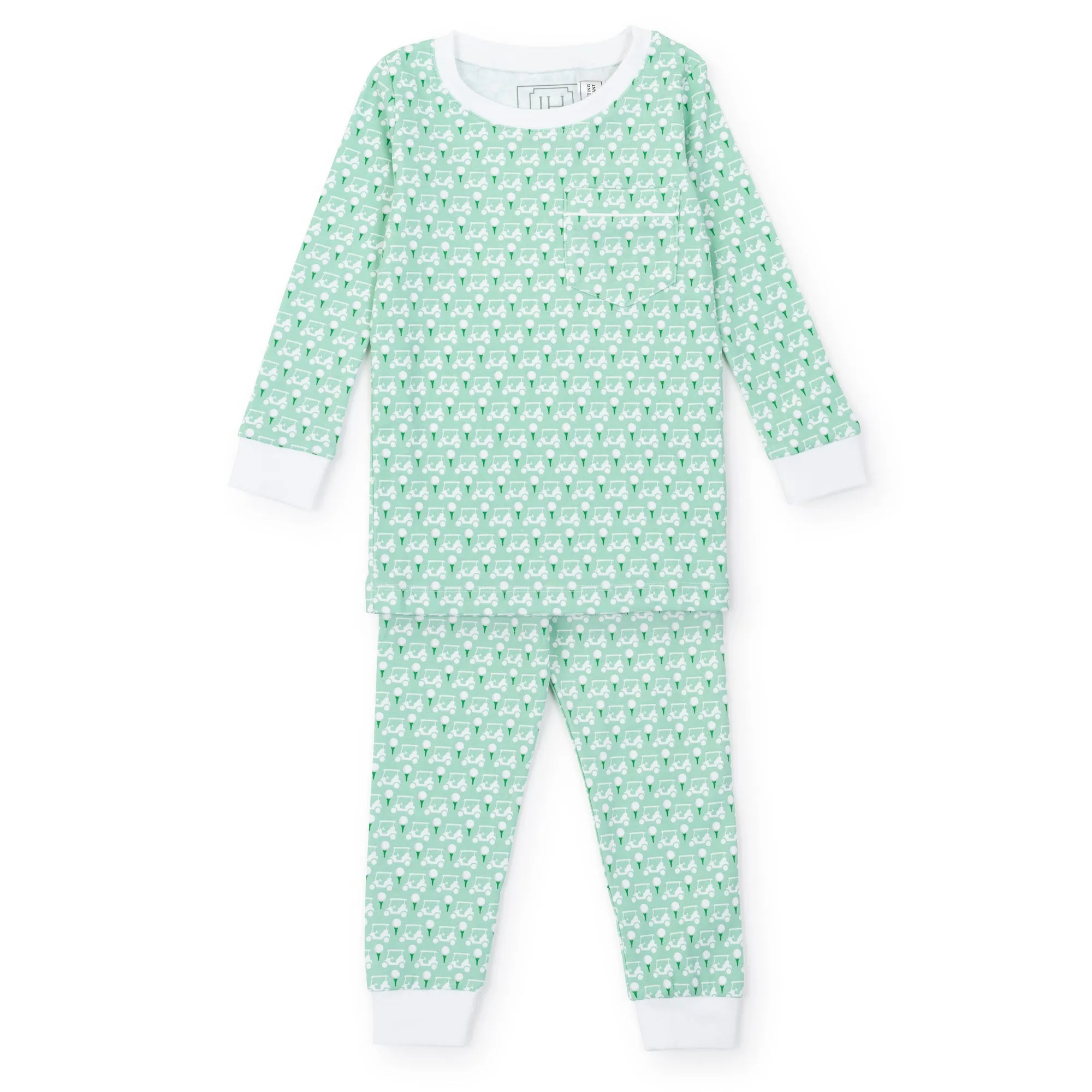 Lila and Hayes - Bradford Pajama Set - Golf Putting Green