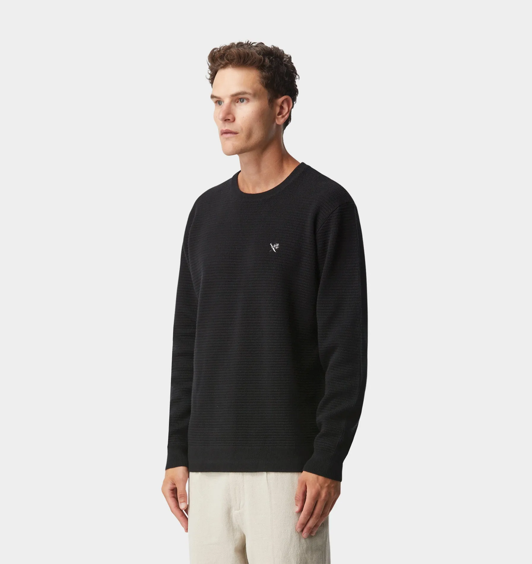 Mid Weight Sweater - Black