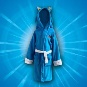 Official Sonic the Hedgehog Cosplay Hooded Children's Bathrobe / Dressing Gown