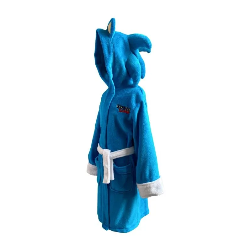 Official Sonic the Hedgehog Cosplay Hooded Children's Bathrobe / Dressing Gown