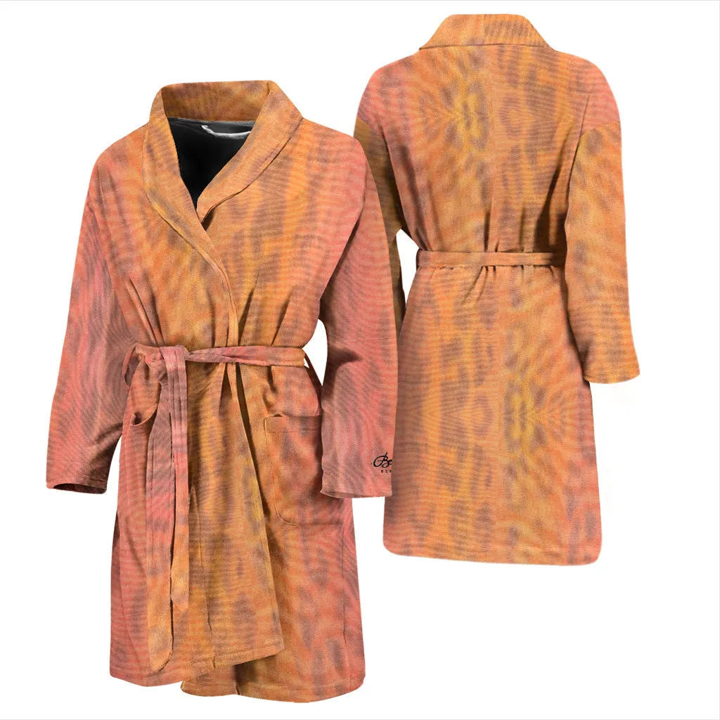 Ombre Leopard Bath Robe - Men