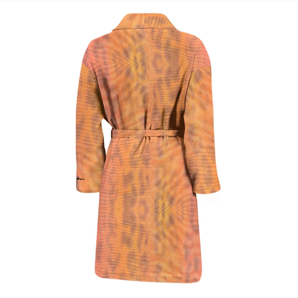 Ombre Leopard Bath Robe - Men