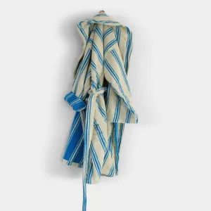 Organic Bathrobe Stripe