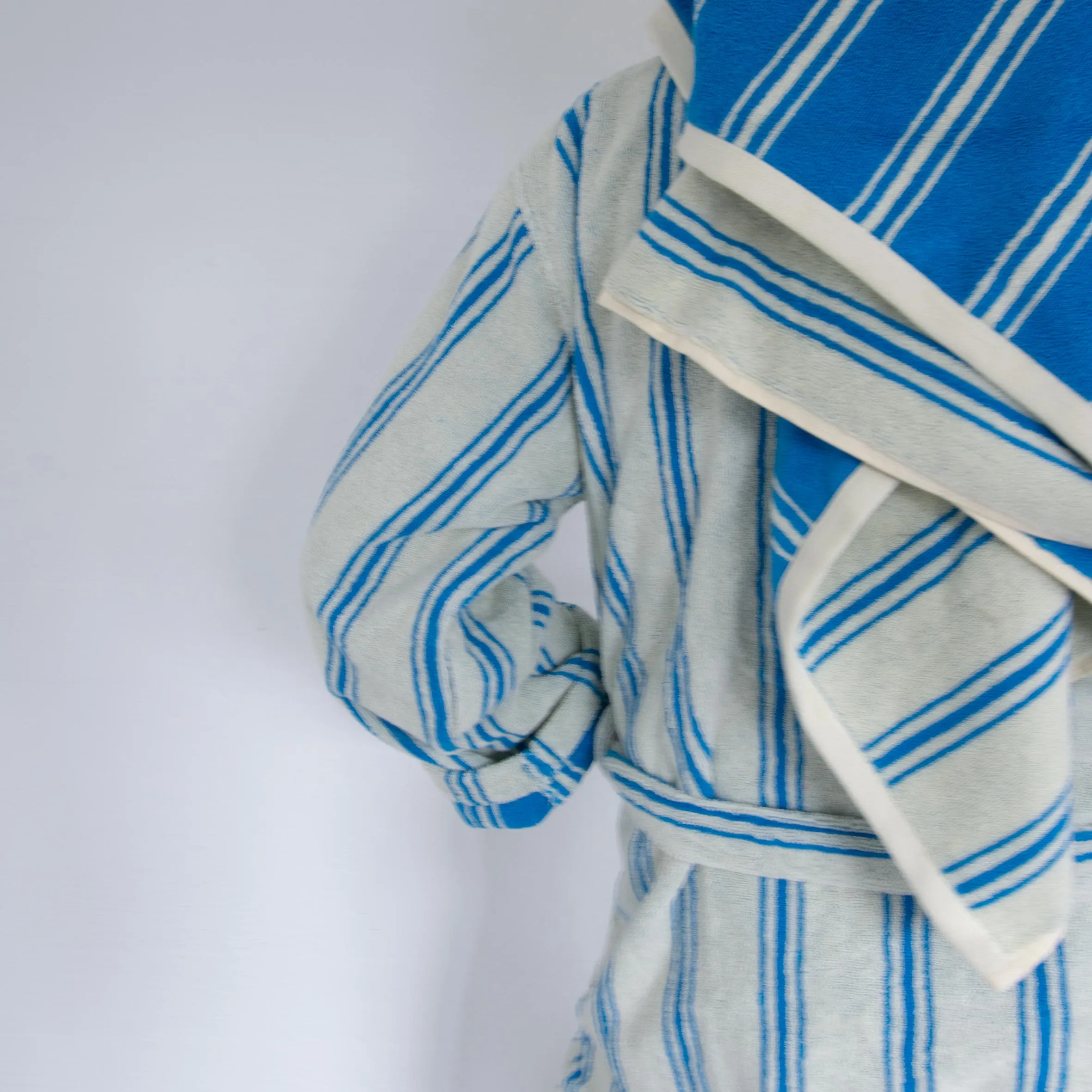 Organic Bathrobe Stripe