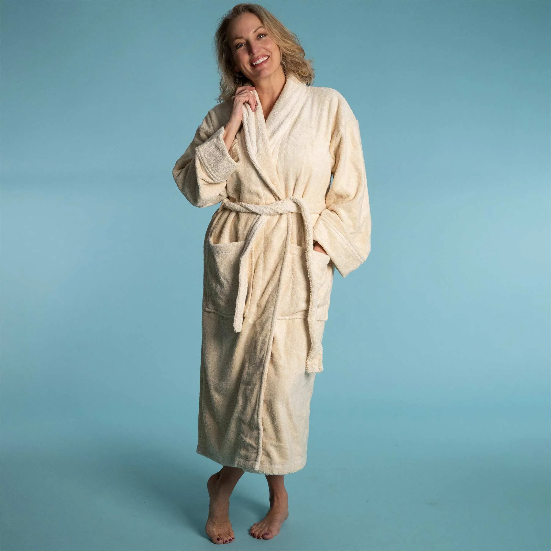 Organic Hemp Terry Bathrobe (Unisex)