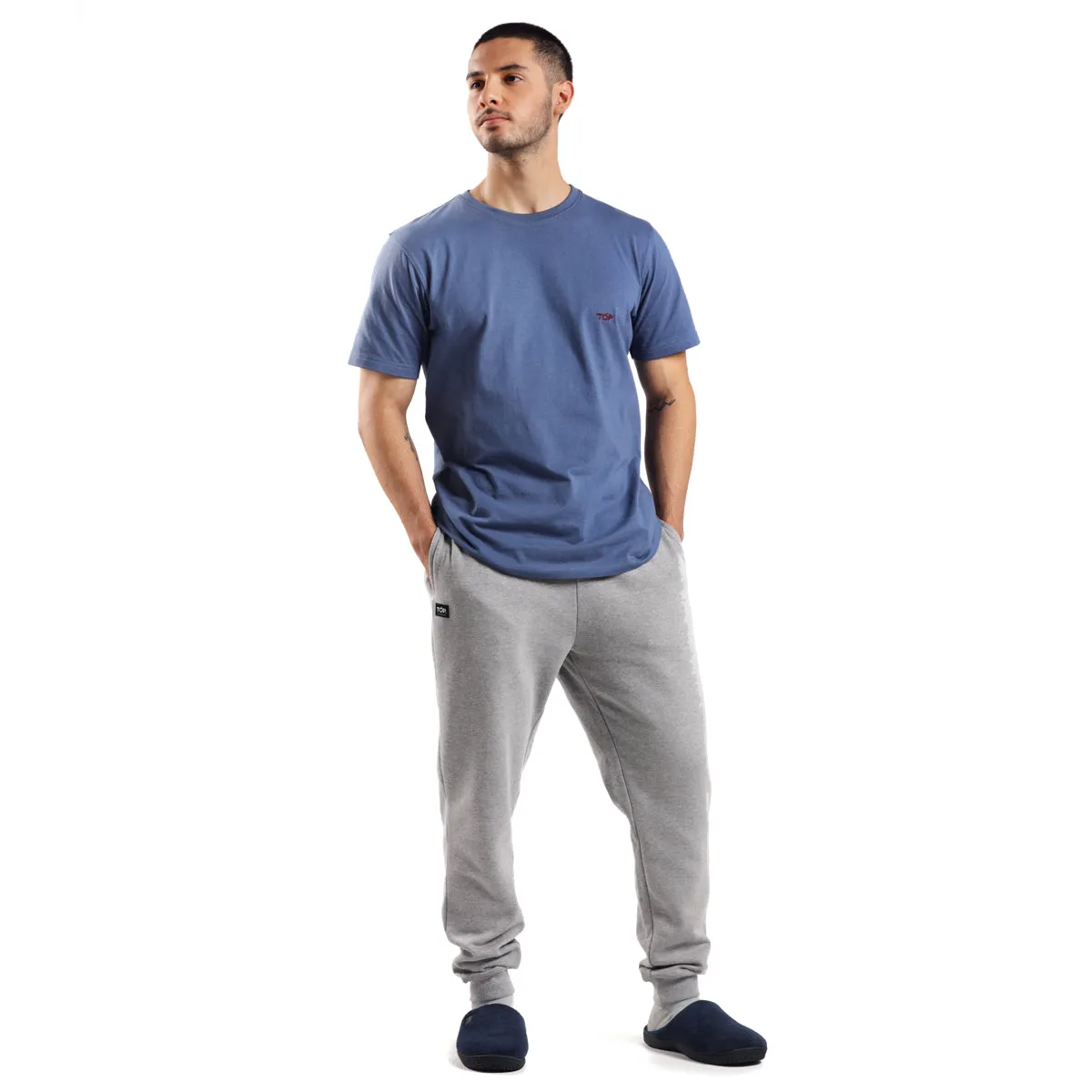 Pantalón De Buzo Gris Hombre