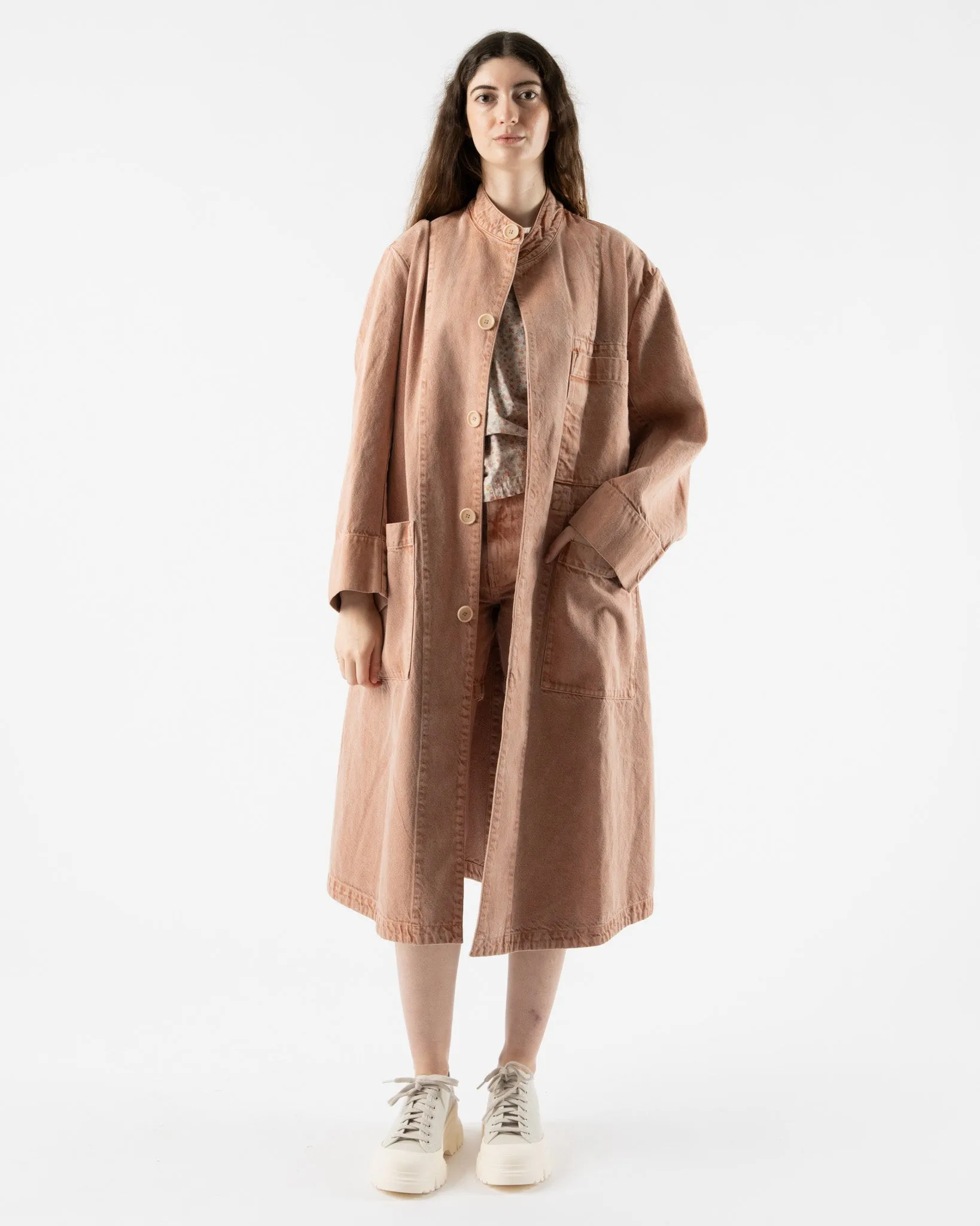 SONO Della Dustercoat in Rose Clay