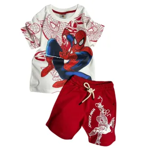 Spidy Boy Shorts Set